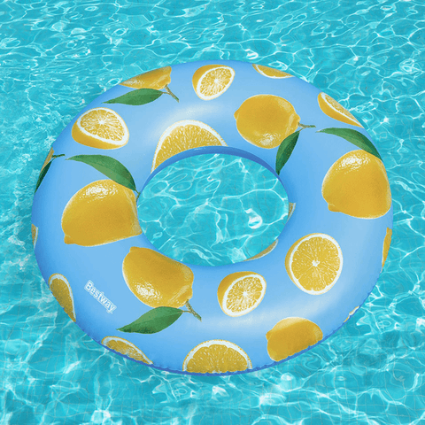 47 Inch Scentsational Lemon Float Pool Swim Ring