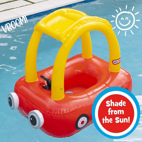 Pool Candy Little Tikes Cozy Coupe Ride-On Baby Pool Float