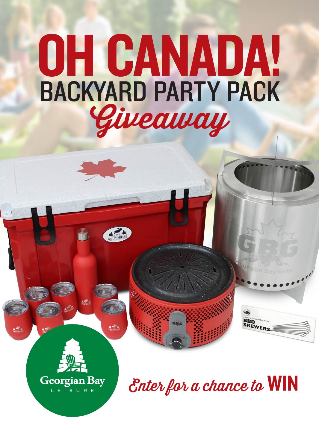 Oh Canada Backyard Party Pack Giveaway