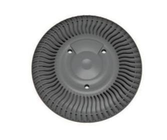 Paramount SDX Retro Suction Outlet Grate 004-159-2212-02 – 10" Grey Wall & Floor Fitting