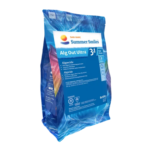 Summer Smiles Alg Out Ultra 3-in-1 Algaecide Cubes (8 x 100g)