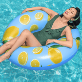 47 Inch Scentsational Lemon Float Pool Swim Ring