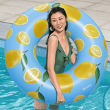 47 Inch Scentsational Lemon Float Pool Swim Ring