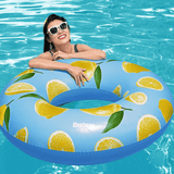 47 Inch Scentsational Lemon Float Pool Swim Ring