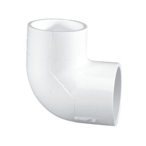 406-020: 2" Slip SCH40 PVC 90 Degree Elbow
