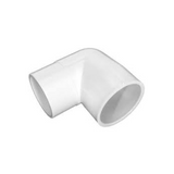 409-020: 2" x 2" Spigot x Slip SCH40 PVC 90 Degree Street Elbow