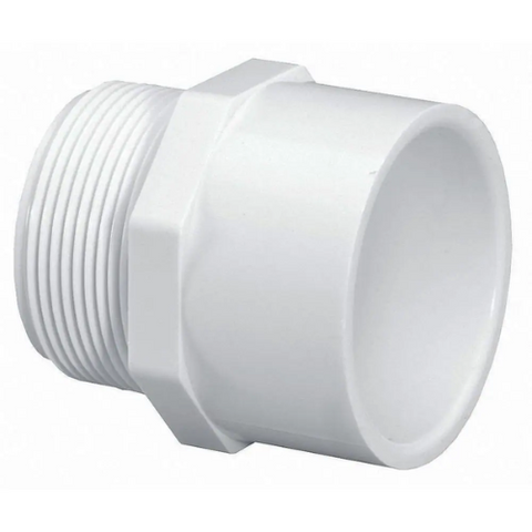 436-007: 0.75" Slip x MPT SCH40 PVC Male Adapter