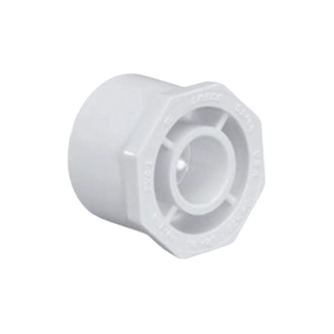 1.5" x .75" White SP x Slip SCH40 Reducer Bushing