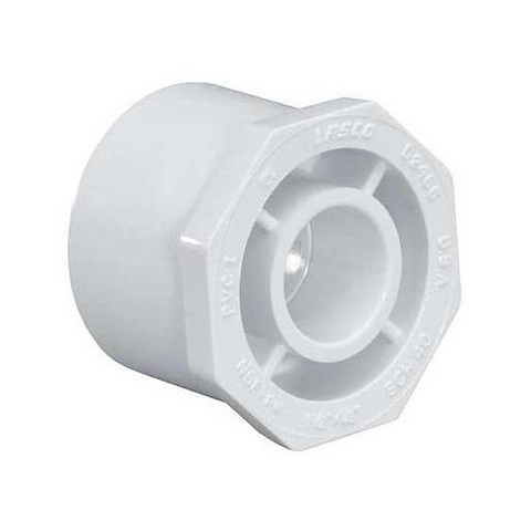 1.5" x 1" White SP x Slip SCH40 Reducer Bushing