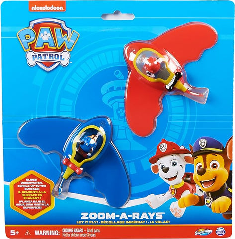 SwimWays Paw Patrol Zoom-A-Rays Diving Toy with Chase and Marshall