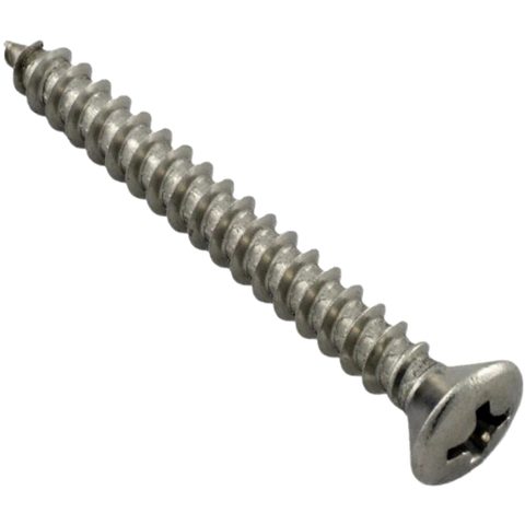 819-6930B #8 x 1-1/2" Waterway Flat Head Phillips Screw