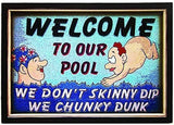 Welcome to Our Pool Decorative Outdoor Sign