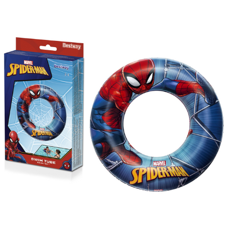 Spider-Man 22 Inch Swim Ring – Kids Inflatable Pool Float