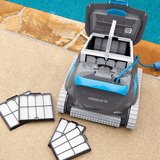 Dolphin Premium 30 Robotic Pool Cleaner – Self-Driving, SmartScrub Tech