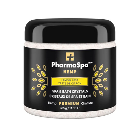 PharmaSpa Hemp Lemon Zest Spa & Bath Aromatherapy Crystals