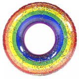 Rainbow Pool Candy 48 Inch Glitter Pool Tube