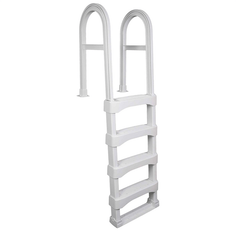 Vinyl Works Snap Lock Above Ground Deck Ladder – White (SLDW)