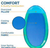 SwimWays Spring Float Premium Blue Lounge Chair