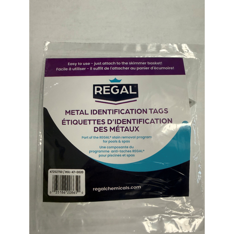 Regal Metal Identification Tags