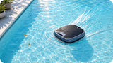 Dolphin Skimmi 300 autonomously skimming leaves from a swimming pool surface