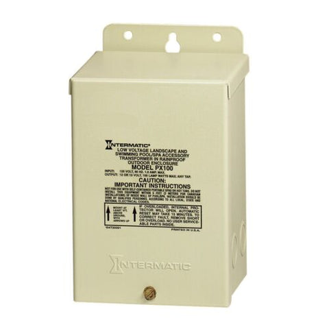 Intermatic 100W Pool Light Safety Transformer - 12/13/14 VAC Power Supply | PX100