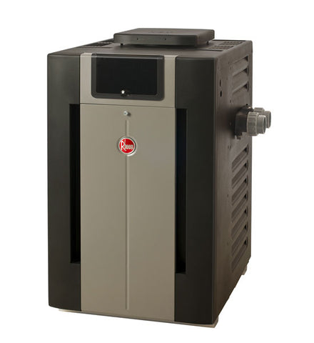 Rheem 266,000 BTU Natural Gas Pool Heater with Digital Display & Riser | 019480